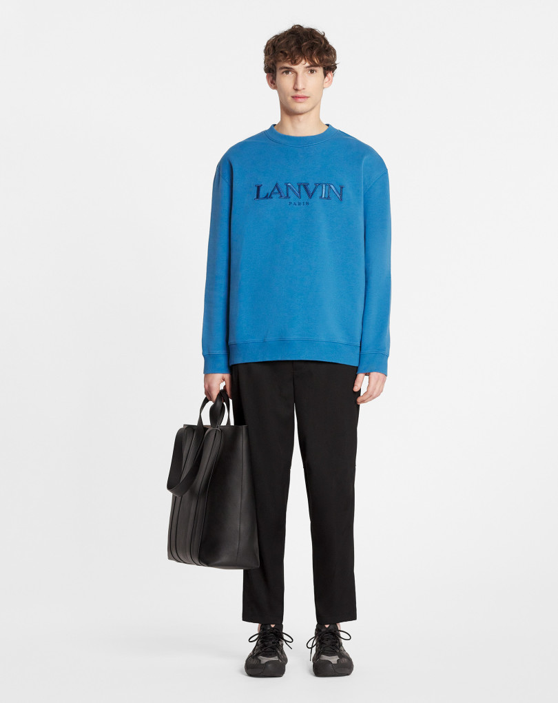 SWEAT-SHIRT OVERSIZE BRODÉ LANVIN PARIS