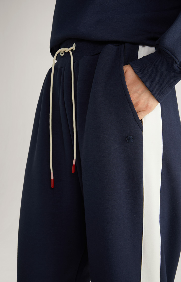 Loungewear Joggpants in Navy/Ecru