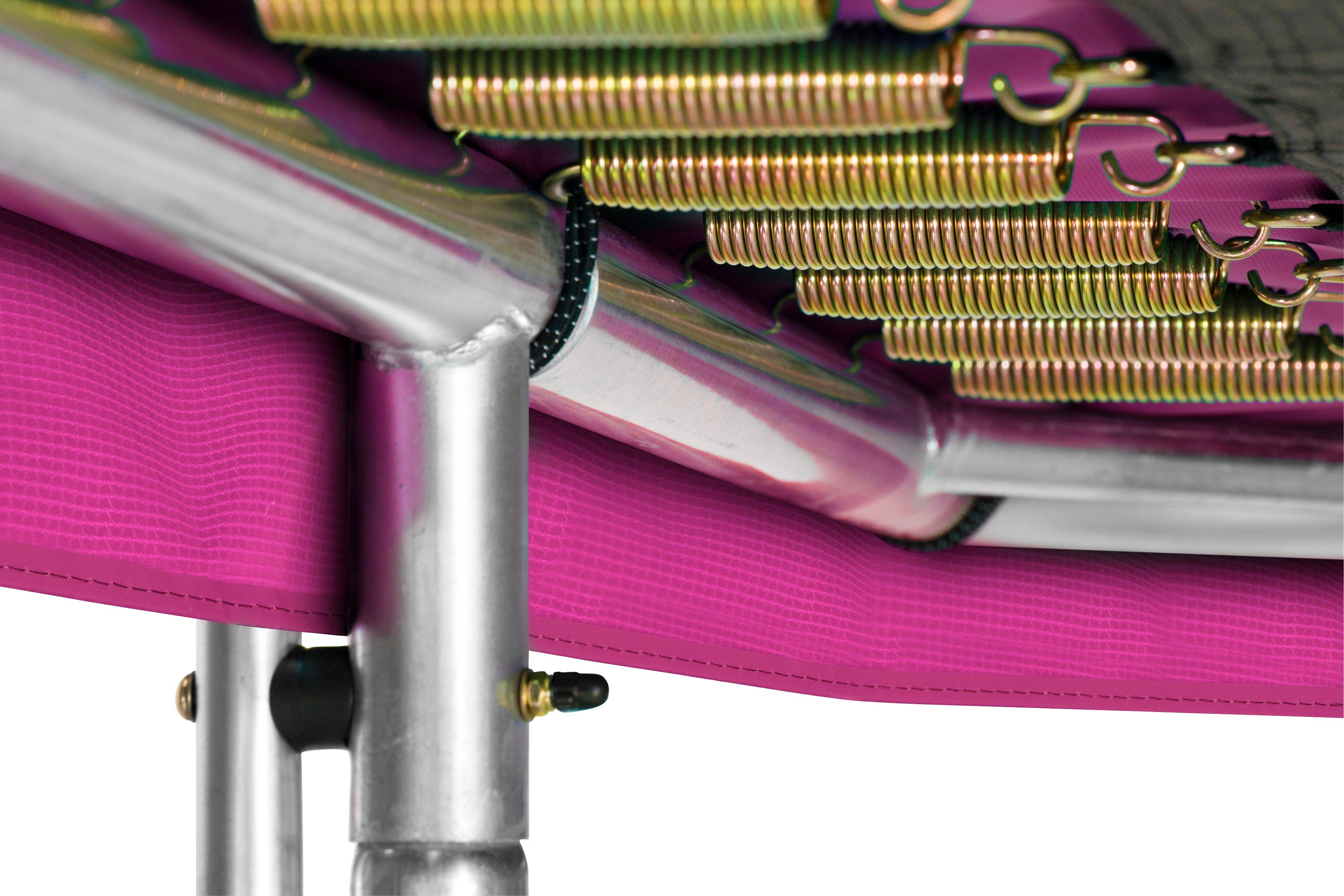 Salta Gartentrampolin Combo, Schutzrand pink