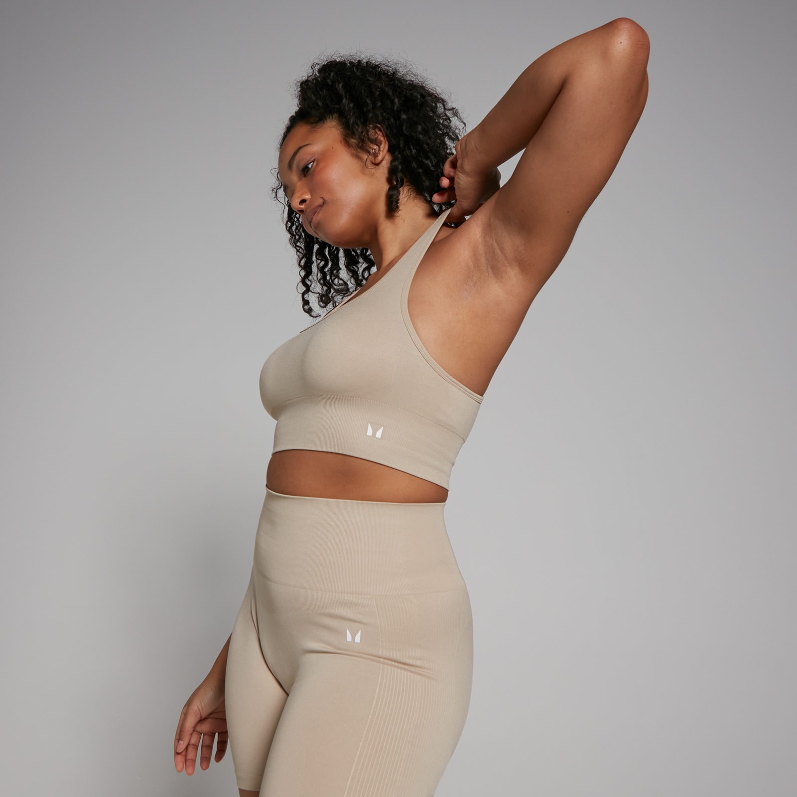 Brassière de sport sans coutures MP Shape pour femmes – Grès