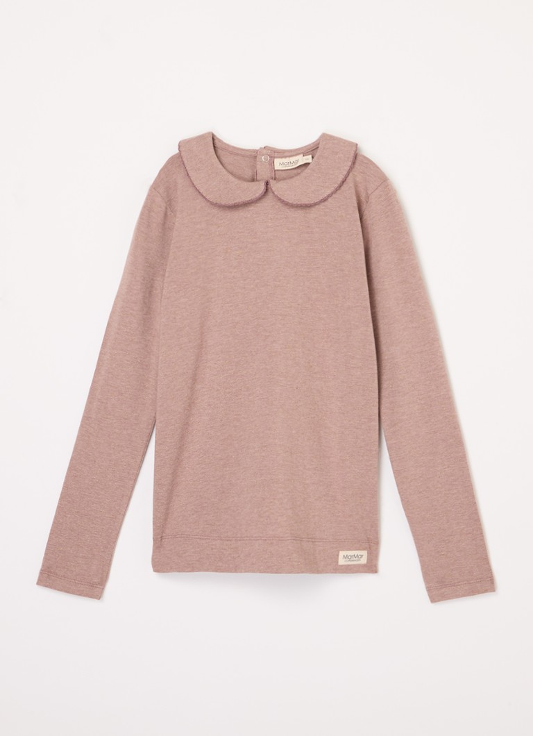 Tricou cu mânecă lungă Taran de la MarMar COPENHAGEN, confecționat dintr-un amestec de bumbac organic.