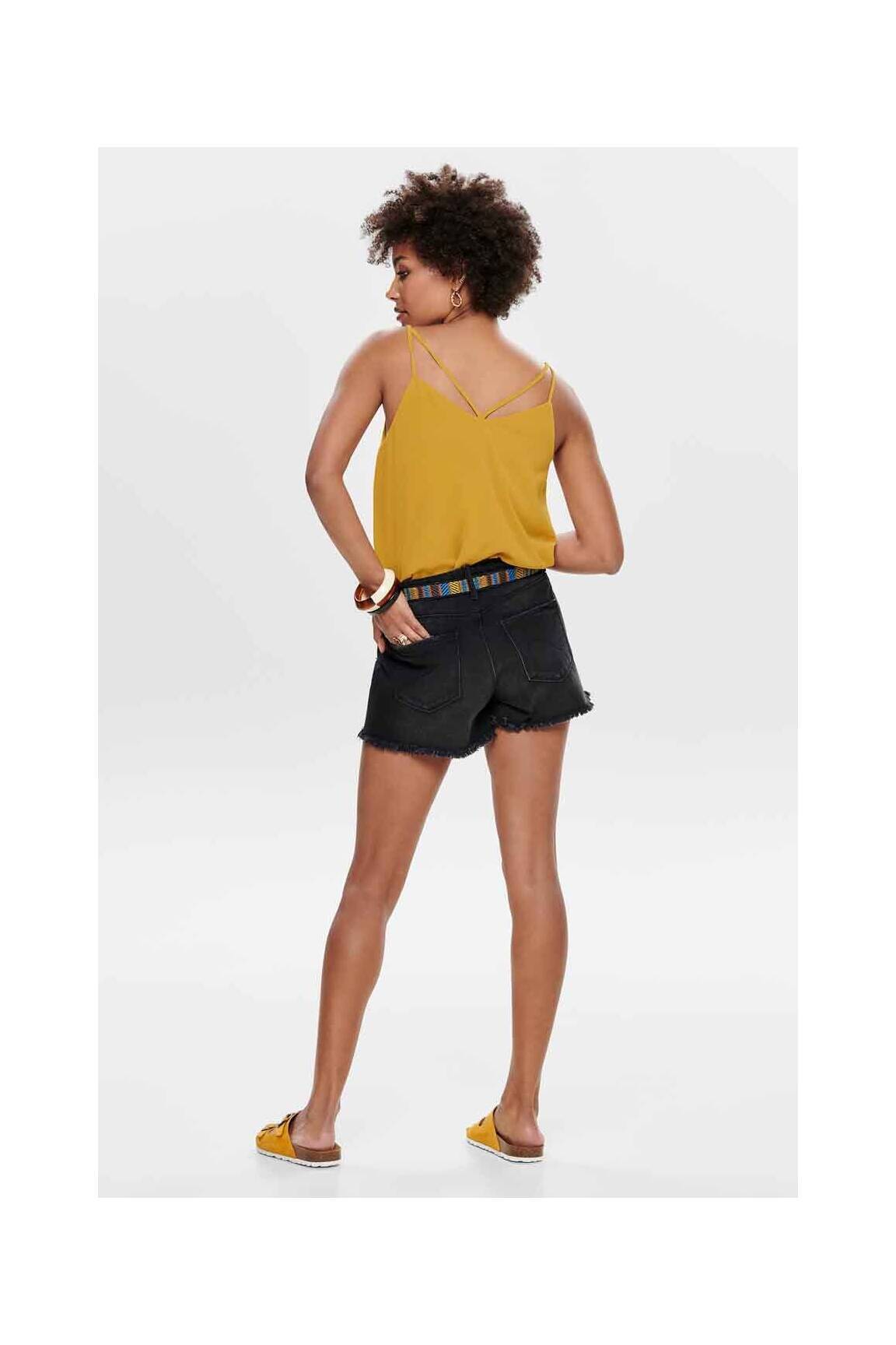 Only Shorts 1 Femme couleur noir