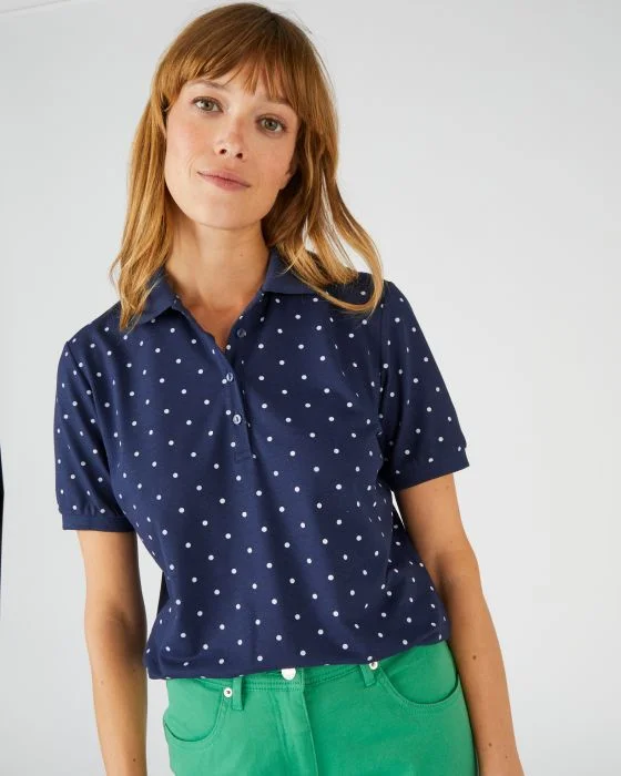 Polo maille piquée