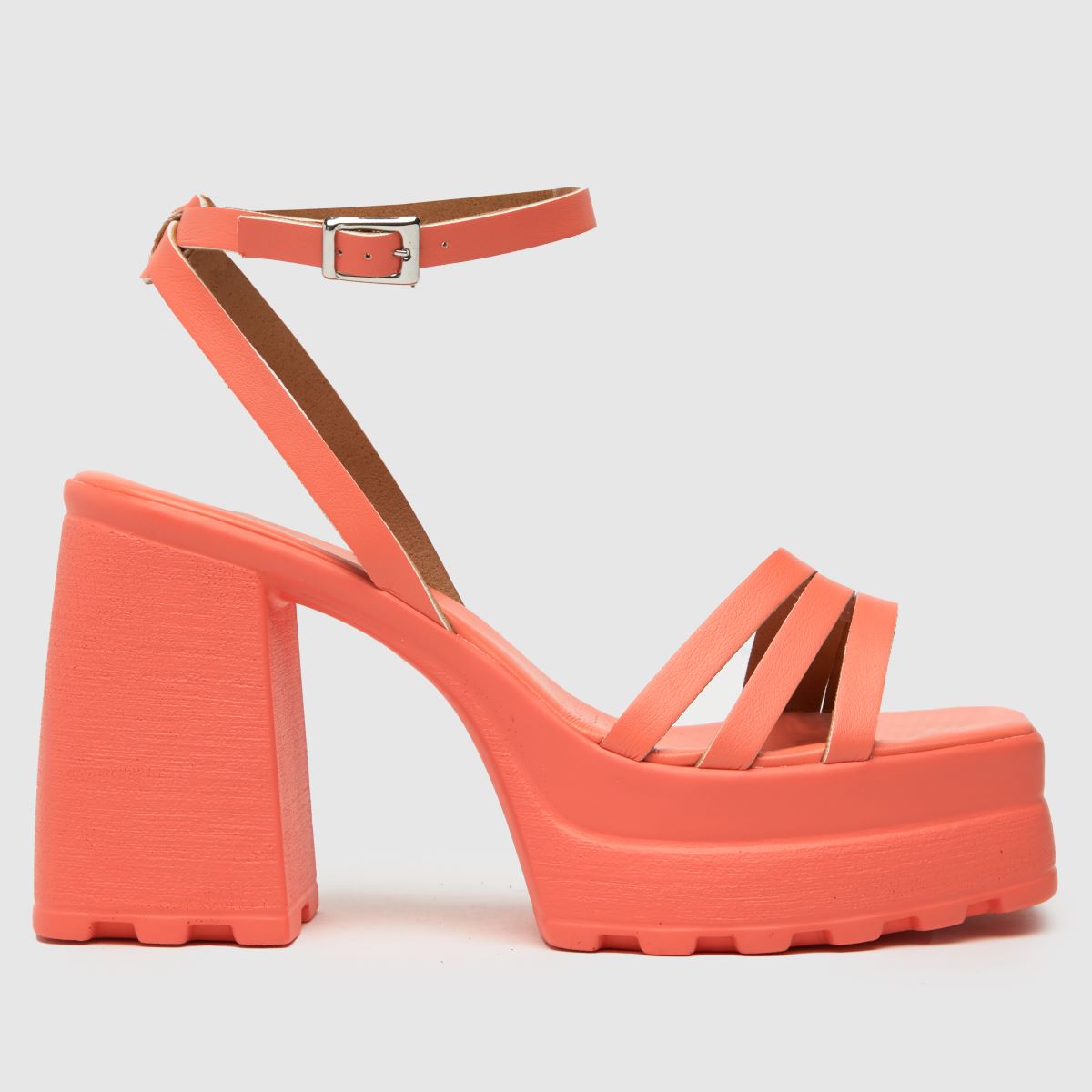 Schuh Sofia platformos magassarkú narancssárga színben