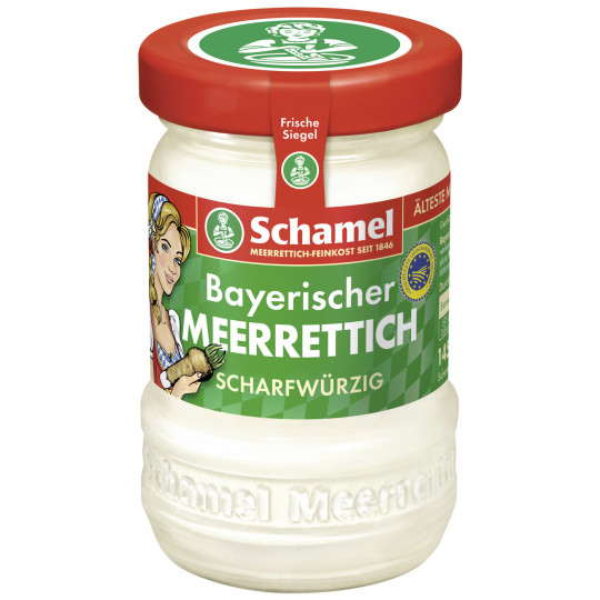 Schamel Bayerischer Meerrettich scharfwürzig 145G
