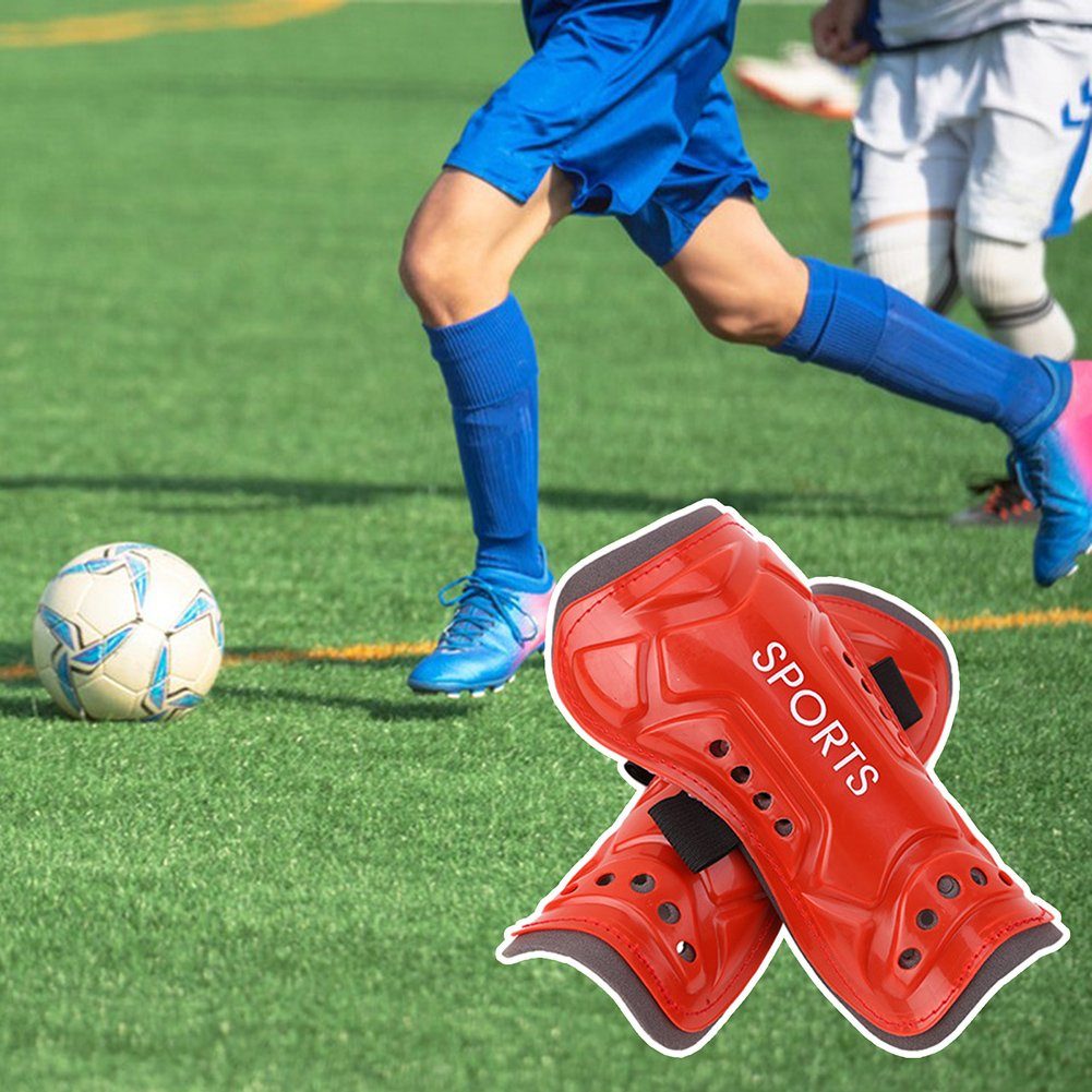 Blusmart Fußball Schienbeinschoner Kinder-Soccer-Schienbeinschoner Mit Löchern, Stoßfest, Schützende