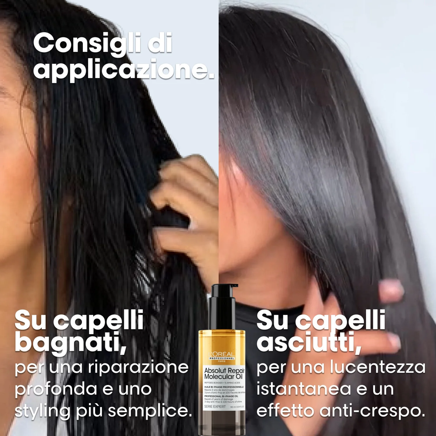 SERIE EXPERT Novo Óleo Molecular Absolut Repair - Olio Capelli