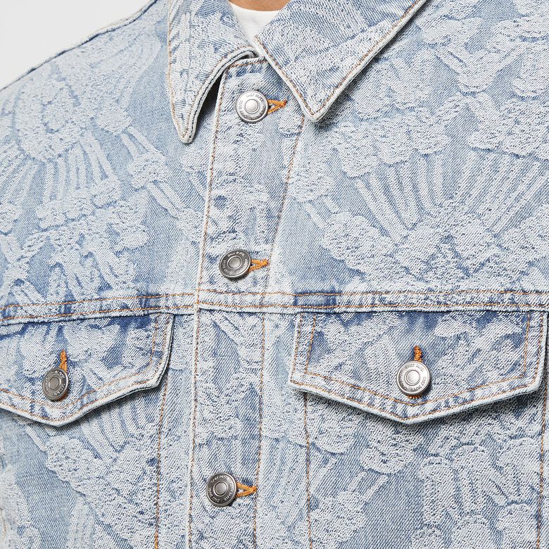 Daily Paper Settle Macrame Denim Jacket light blue
