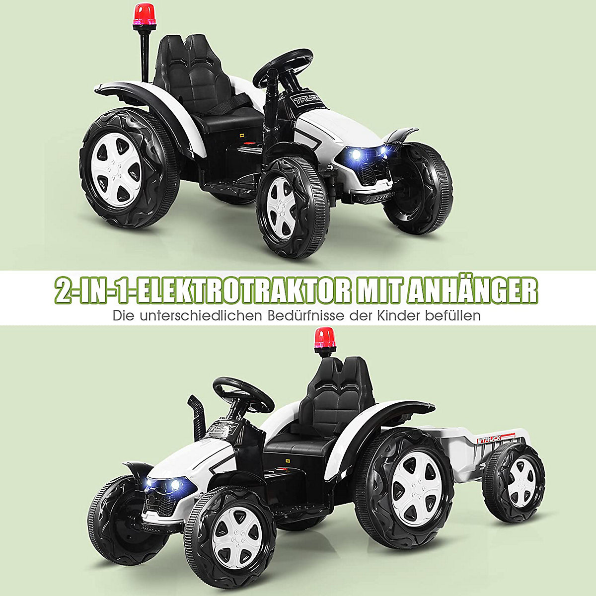 Elektrotraktor mit 2,4G Fernbedienung 2 in 1