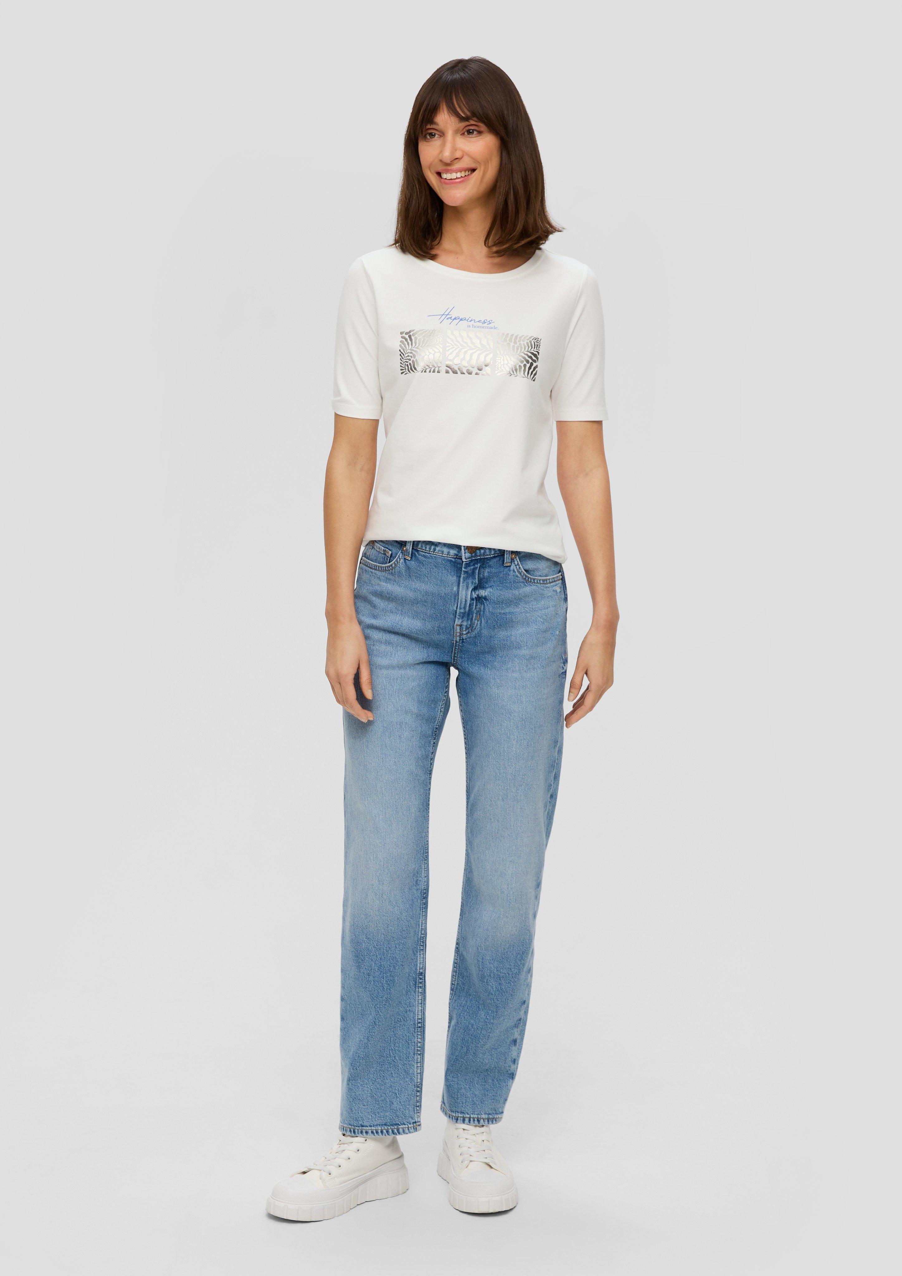 T-Shirt mit Frontprint  2144441-02D3