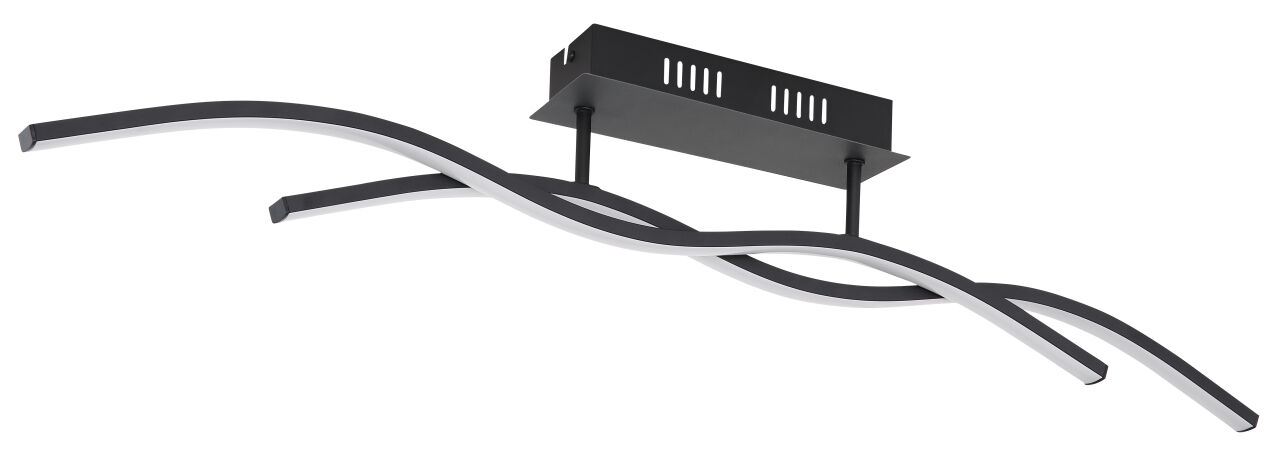 Globo Lighting - MARIUS - Deckenleuchte Metall schwarz, LED