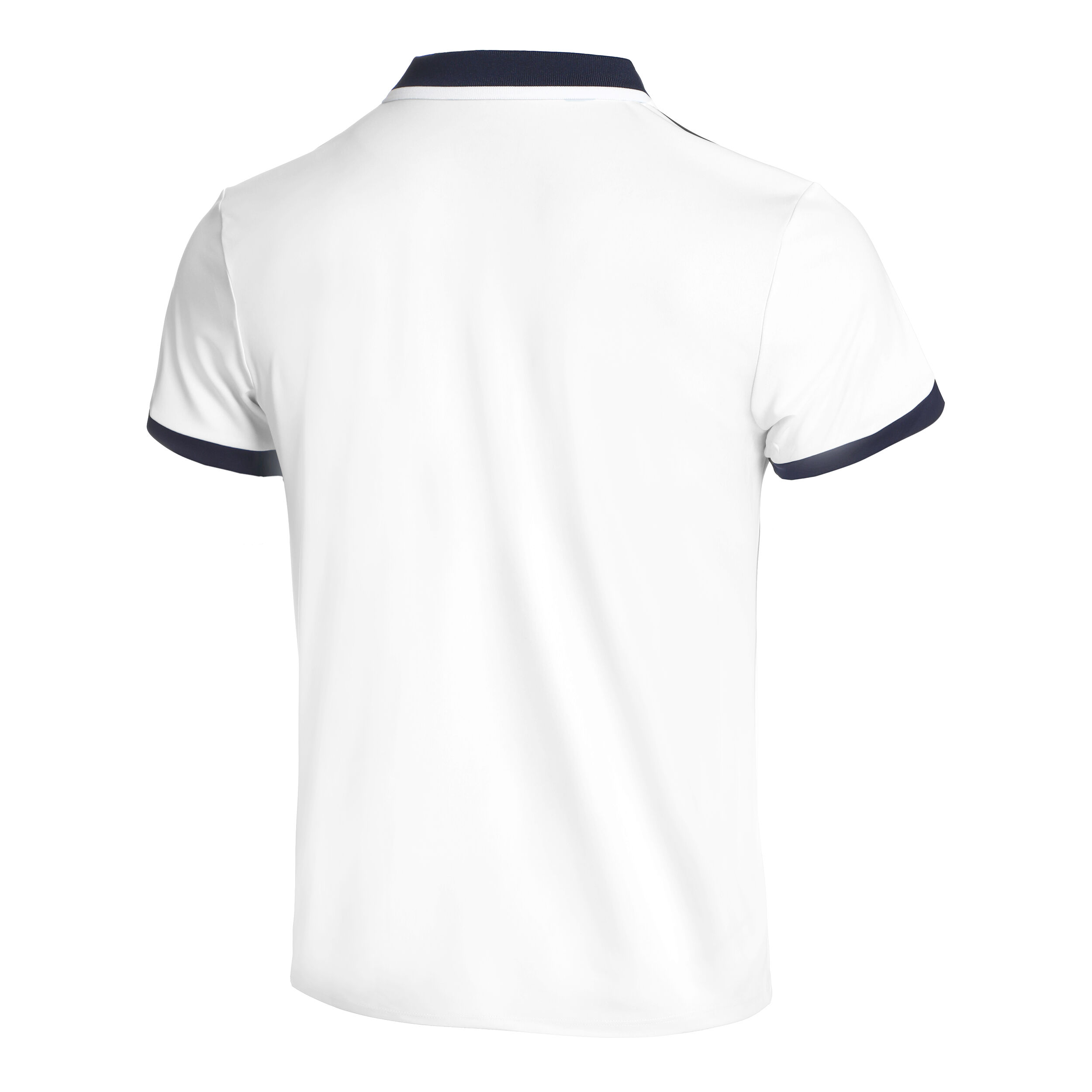 Court Polo Herren - Weiß, Dunkelblau
