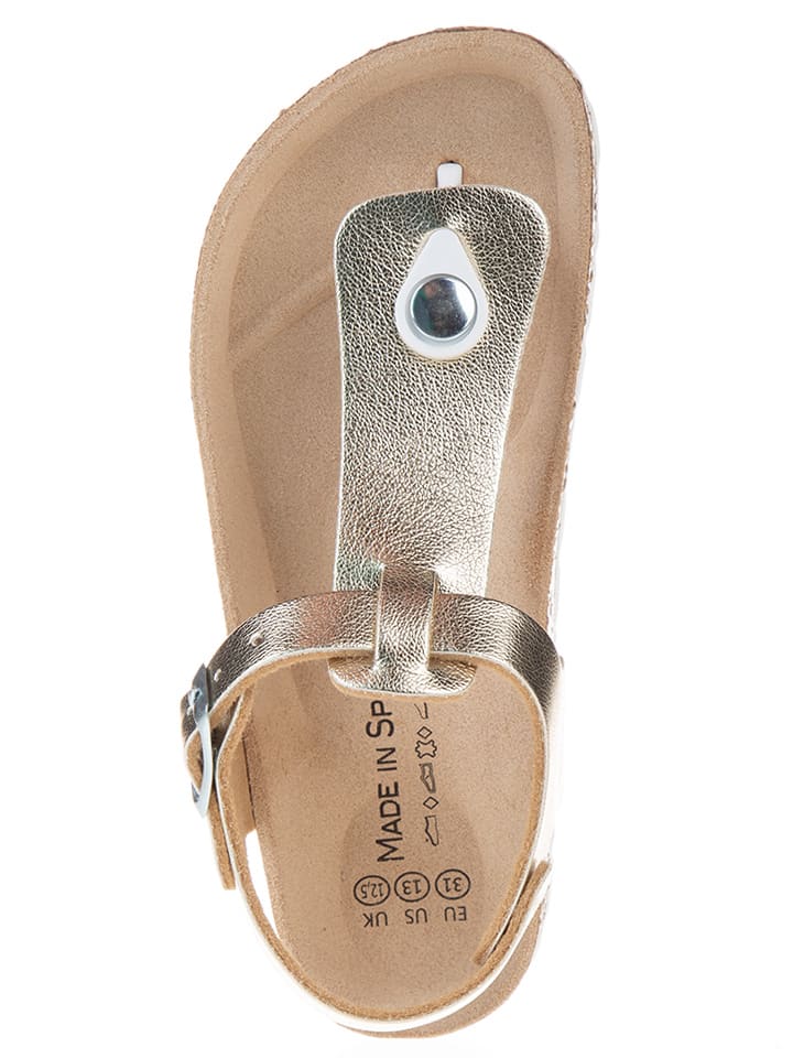 BIO PINGÜIN Sandalen in Gold günstig kaufen