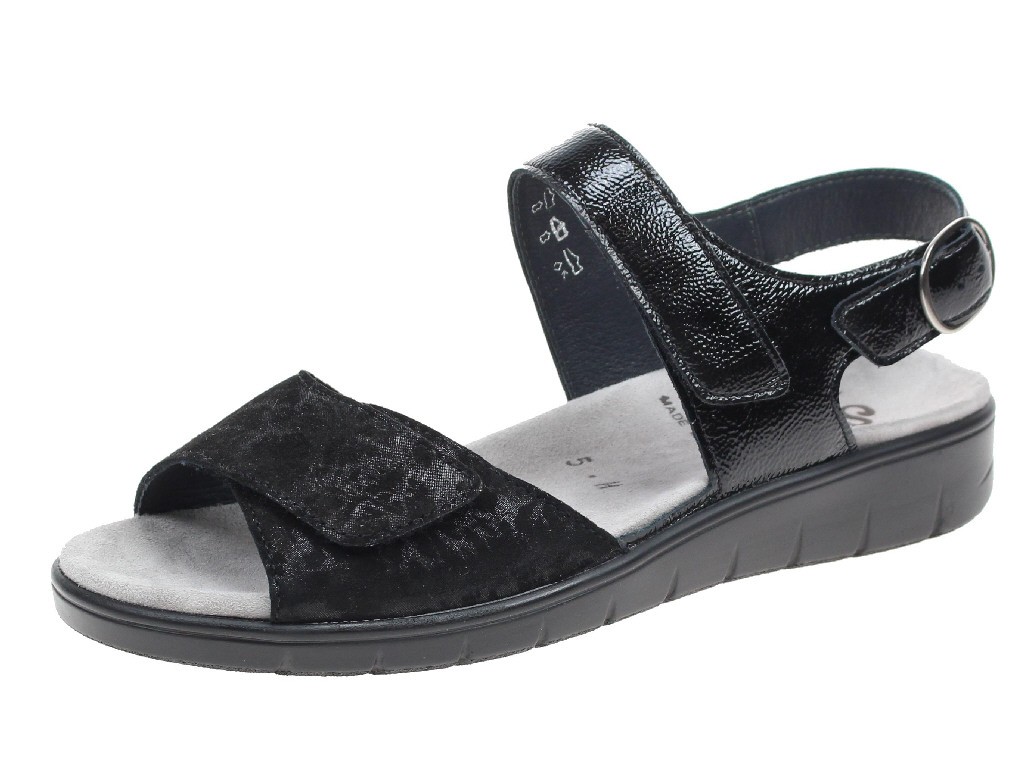 SEMLER Komfort Sandalen schwarz