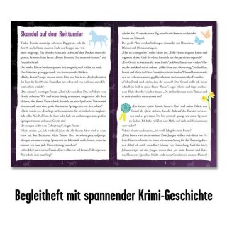Krimipuzzle !!! - Skandal auf dem Reitturnier (200 Teile)