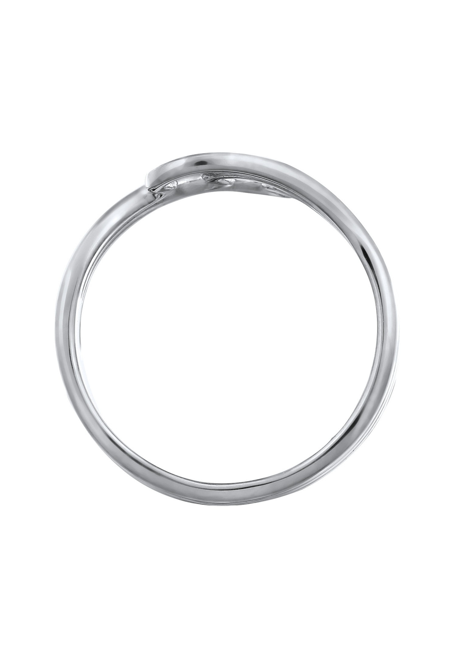 Anillo Elli Elli para mujer sin piedras, diseño de olas, plata de ley 925, verano/playa.