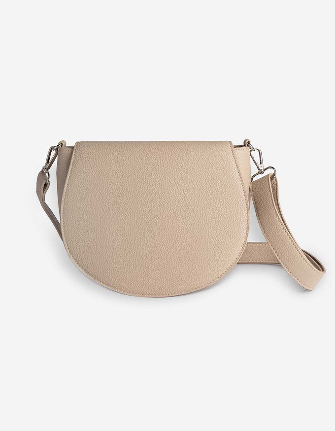 Schultertasche - Druckknopf-Lasche