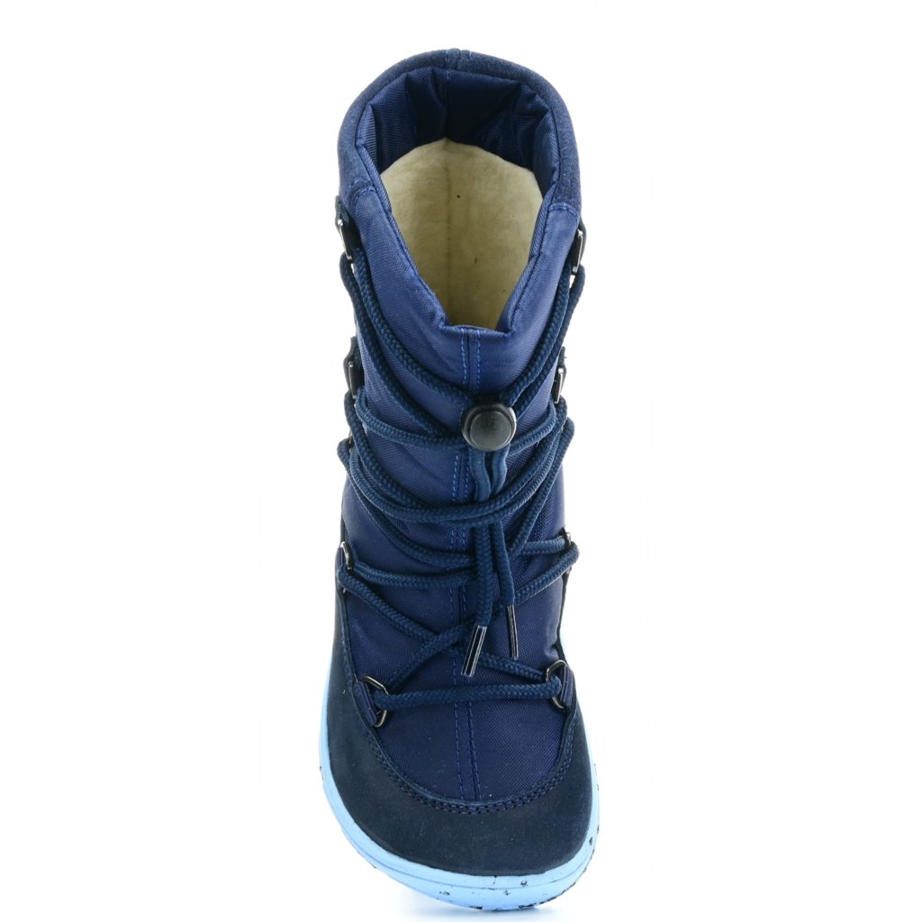 Be Lenka Snowfox Kids 2.0 Dunkelblau und Hellblau Winterbarfußschuhe