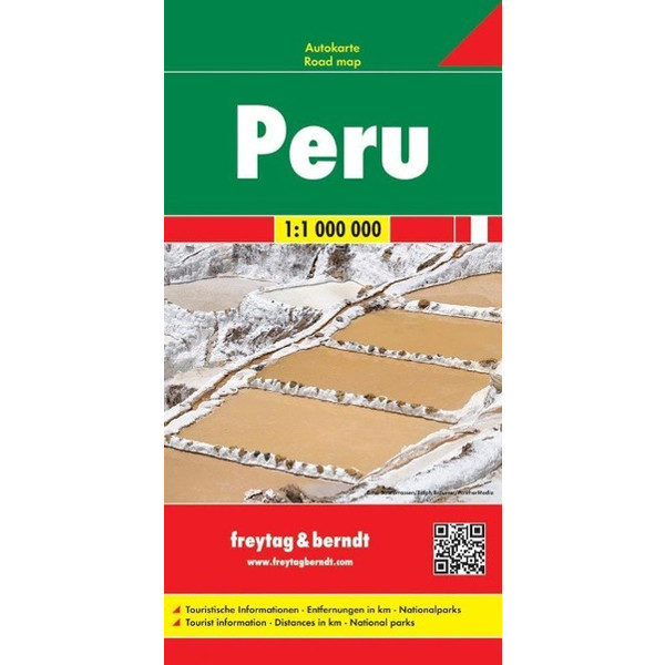 Peru 1 : 1 000 000. Autokarte - Straßenkarte