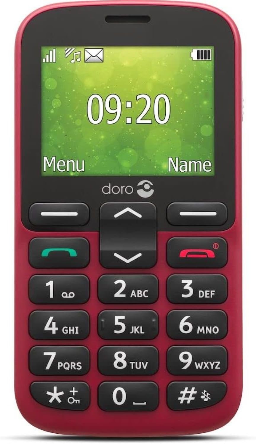 Doro 1380 Seniorenhandy (6,10 cm/2.4 Zoll, 0,3 MP Kamera, Notruftaste für zusätzliche Sicherheit)