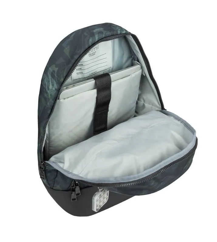 Belmil Premium Backpack & Fanny Pack Ruck﻿sack 2-tlg - Grey Stone