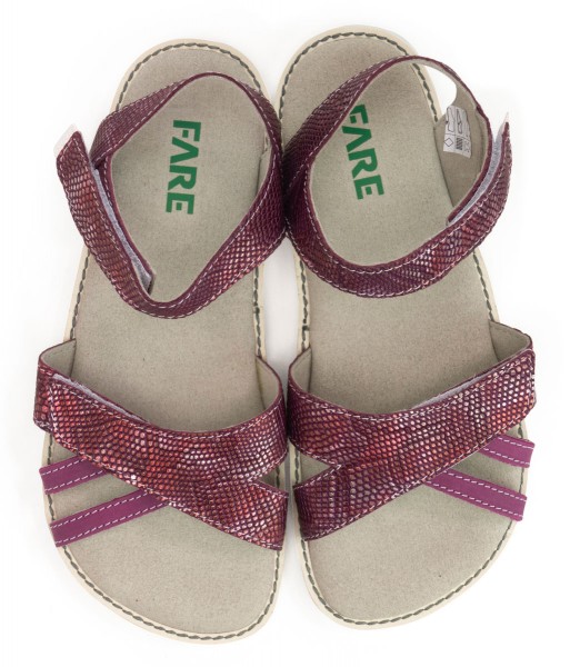 Fare Bare |vA ~ Leder Sandale Montesa ~ Bordeaux