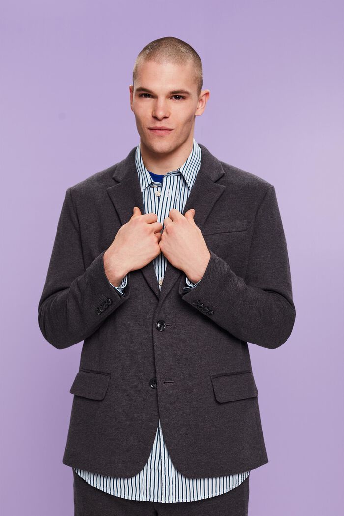 Blazer aus Baumwollmix