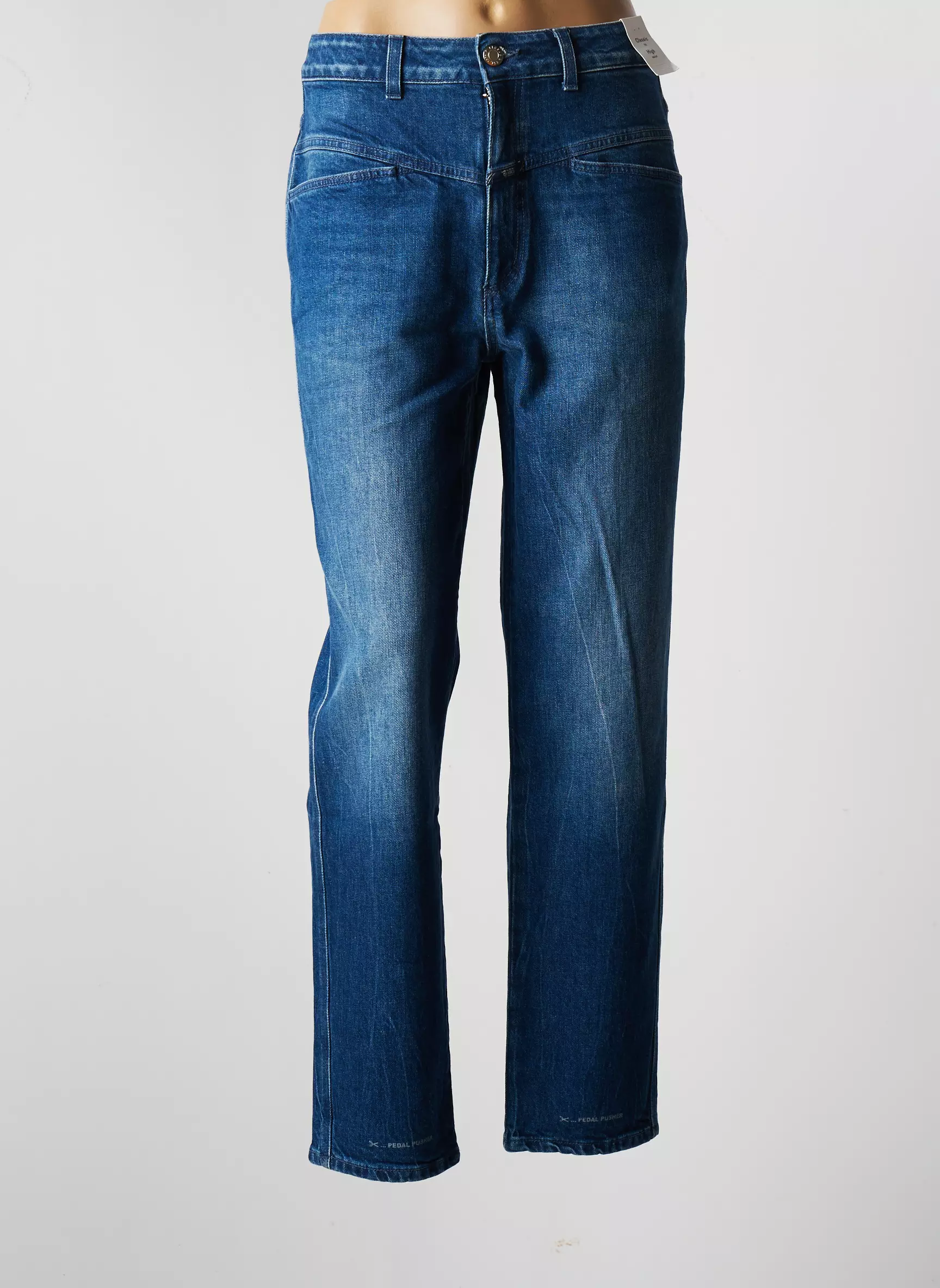 Closed Jeans Coupe Slim Femme couleur bleu