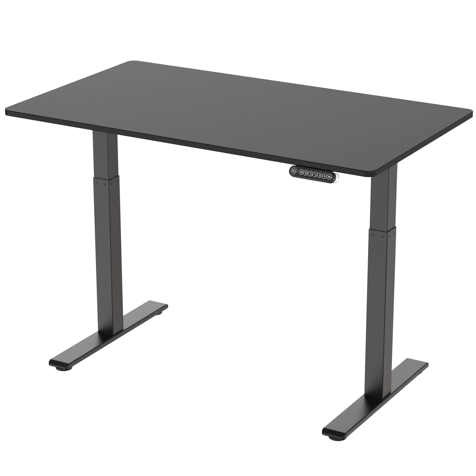 ERGOFINO Arbeitsplatte Tischplatte (Schwarz, Weiß oder Buche, 140x80 cm, 160x80 cm, 180x80 cm), DIY Schreibtischplatte Bürotischplatte