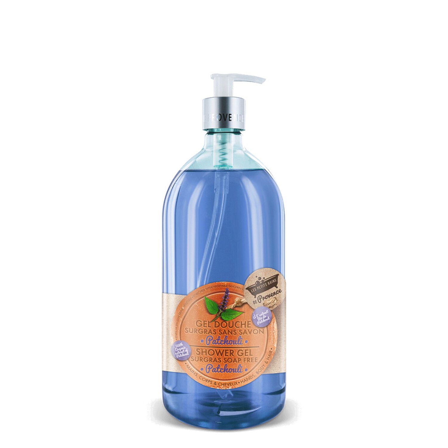 Les Petits Bains de Provence Gel Douche Surgras Sans Savon Parfum Patchouli