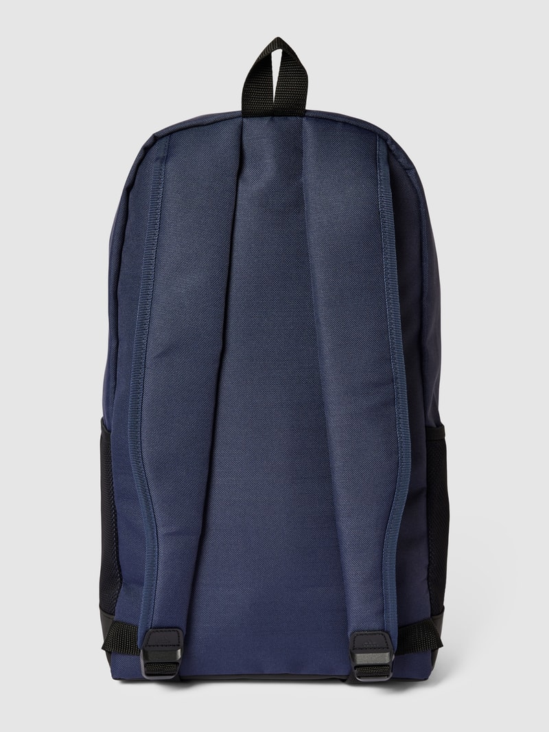 Rucksack mit Label-Print Modell 'LINEAR' in marineblau