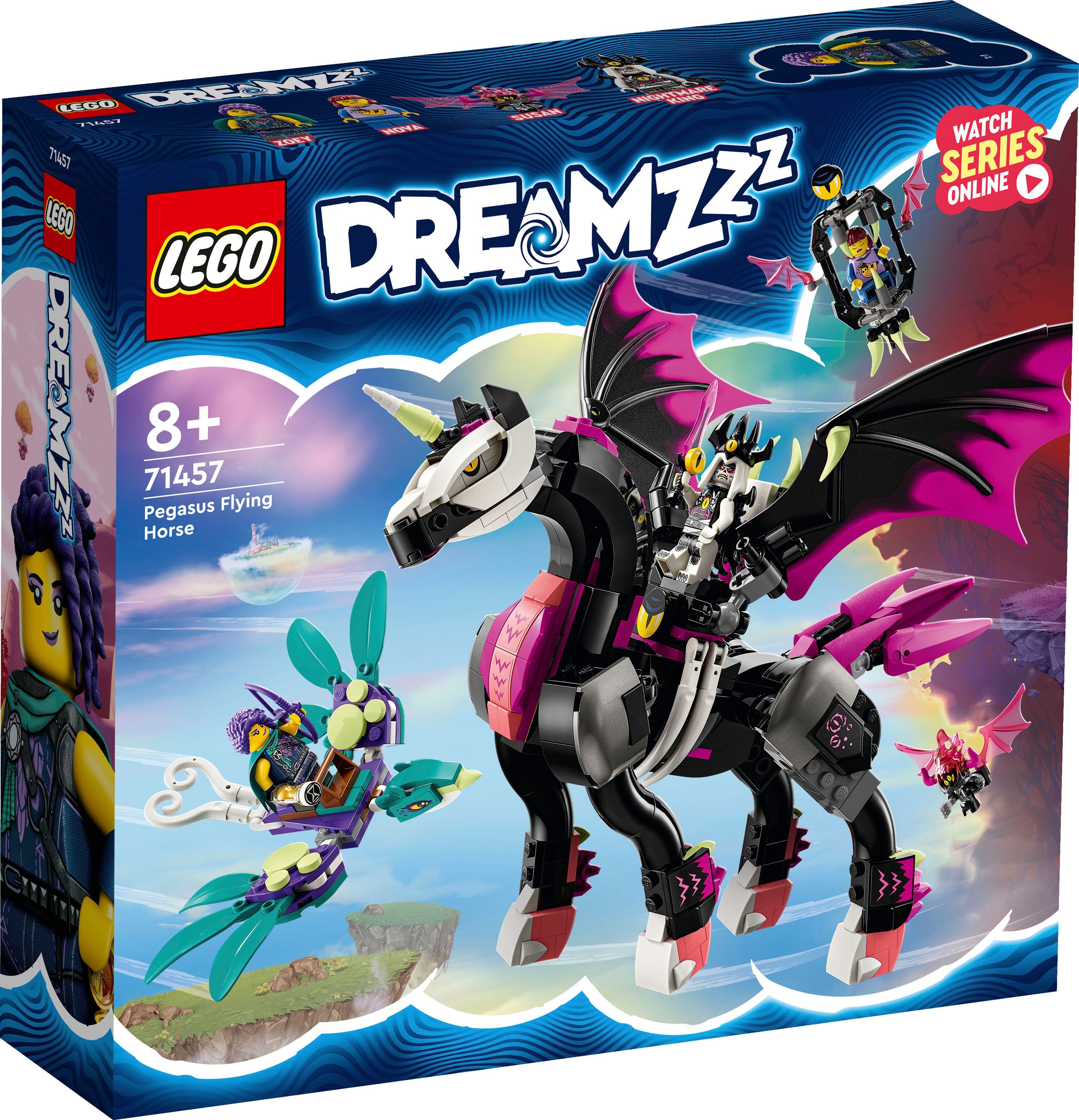 LEGO® Konstruktionsspielsteine Pegasus (71457), LEGO® DREAMZzz™, (482 St), Made in Europe