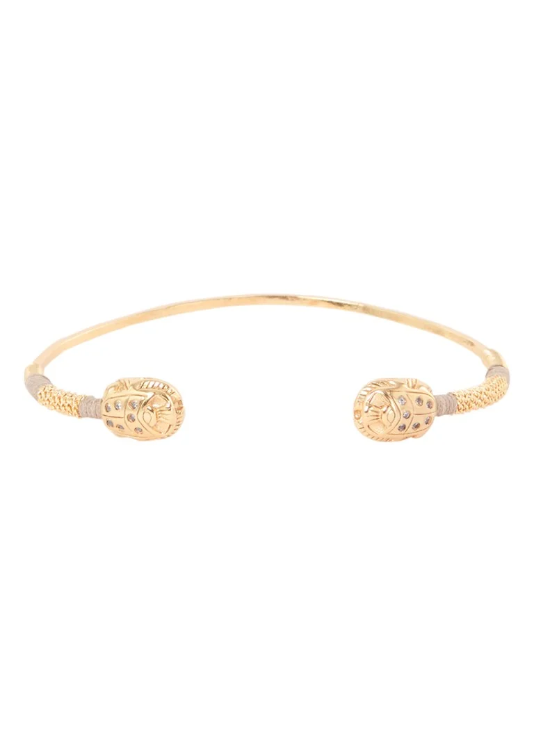 Gas Bijoux Duality bangle gold-plated