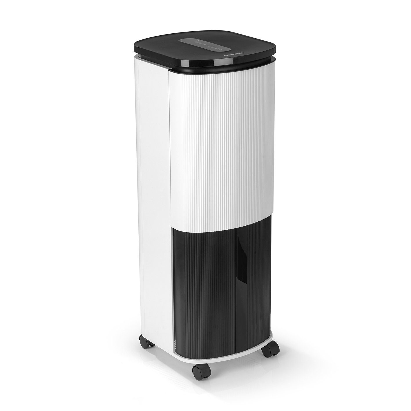 Hoberg Kombigerät Luftreiniger, Ventilator und Heizlüfter Luftkühler mit Peltier-Element, 4 Stufen Luftbefeuchter Timer mobil