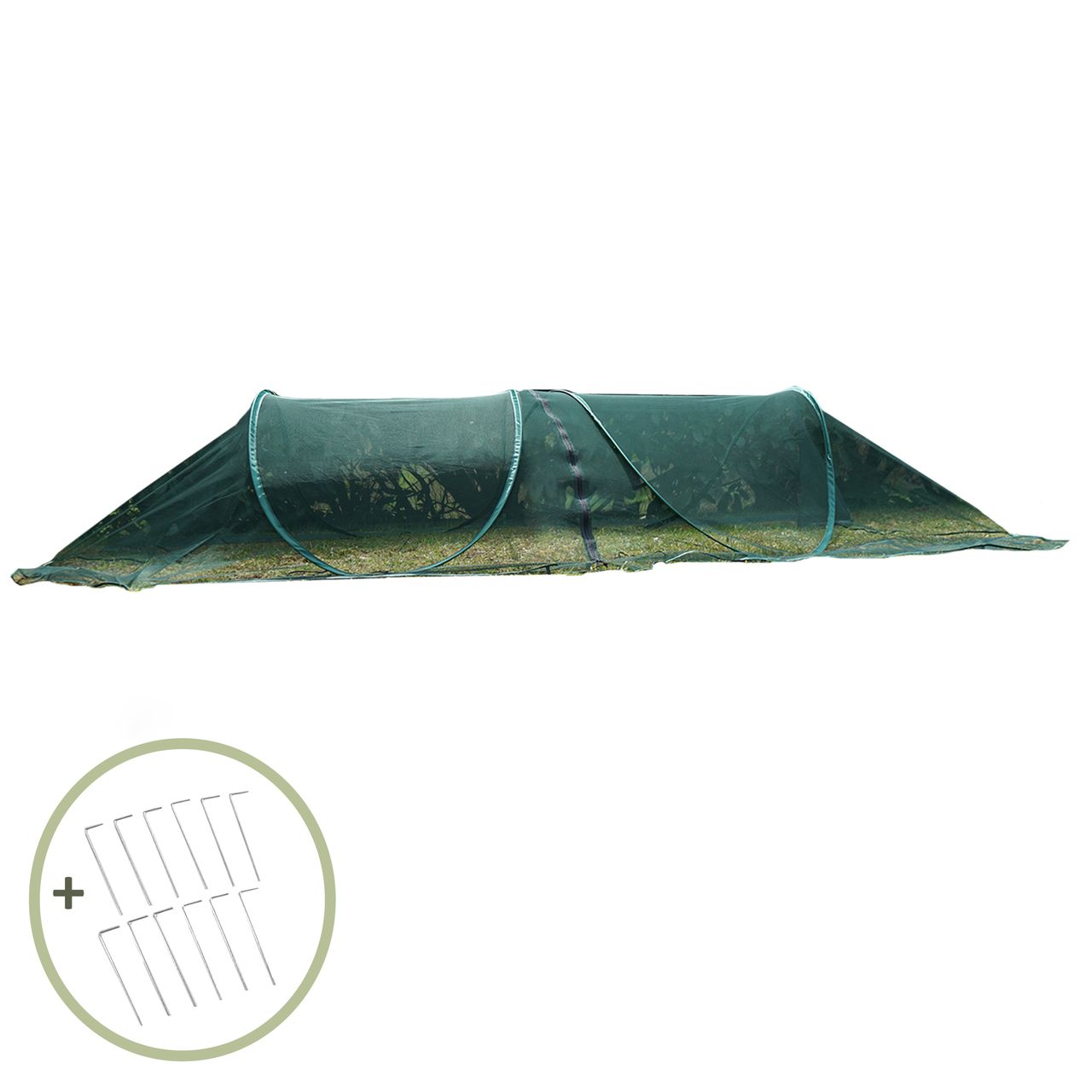 Lemodo Pflanzenschutz-Tunnel, grünes Netz, Pop-Up Tunnel