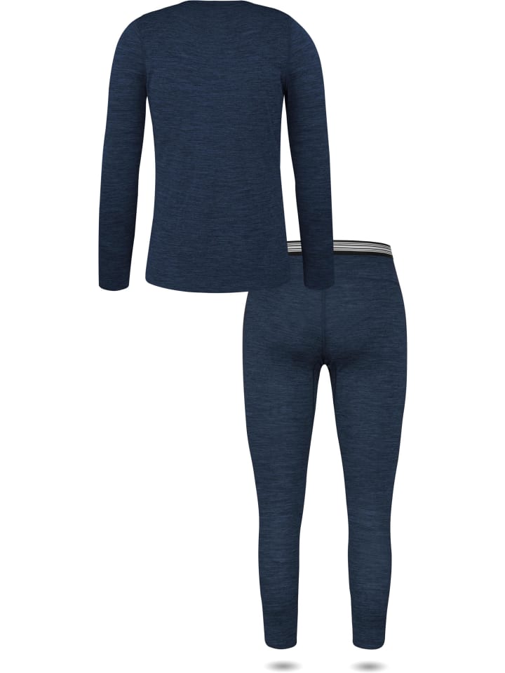 Normani Outdoor Sports Damen Merino Unterwäsche-Set Mandurah/Perth in Navy günstig kaufen