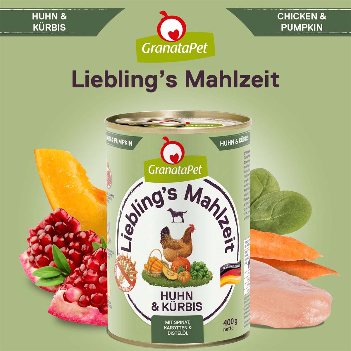 GranataPet Liebling's Mahlzeit Huhn und Kürbis bei ZooRoyal