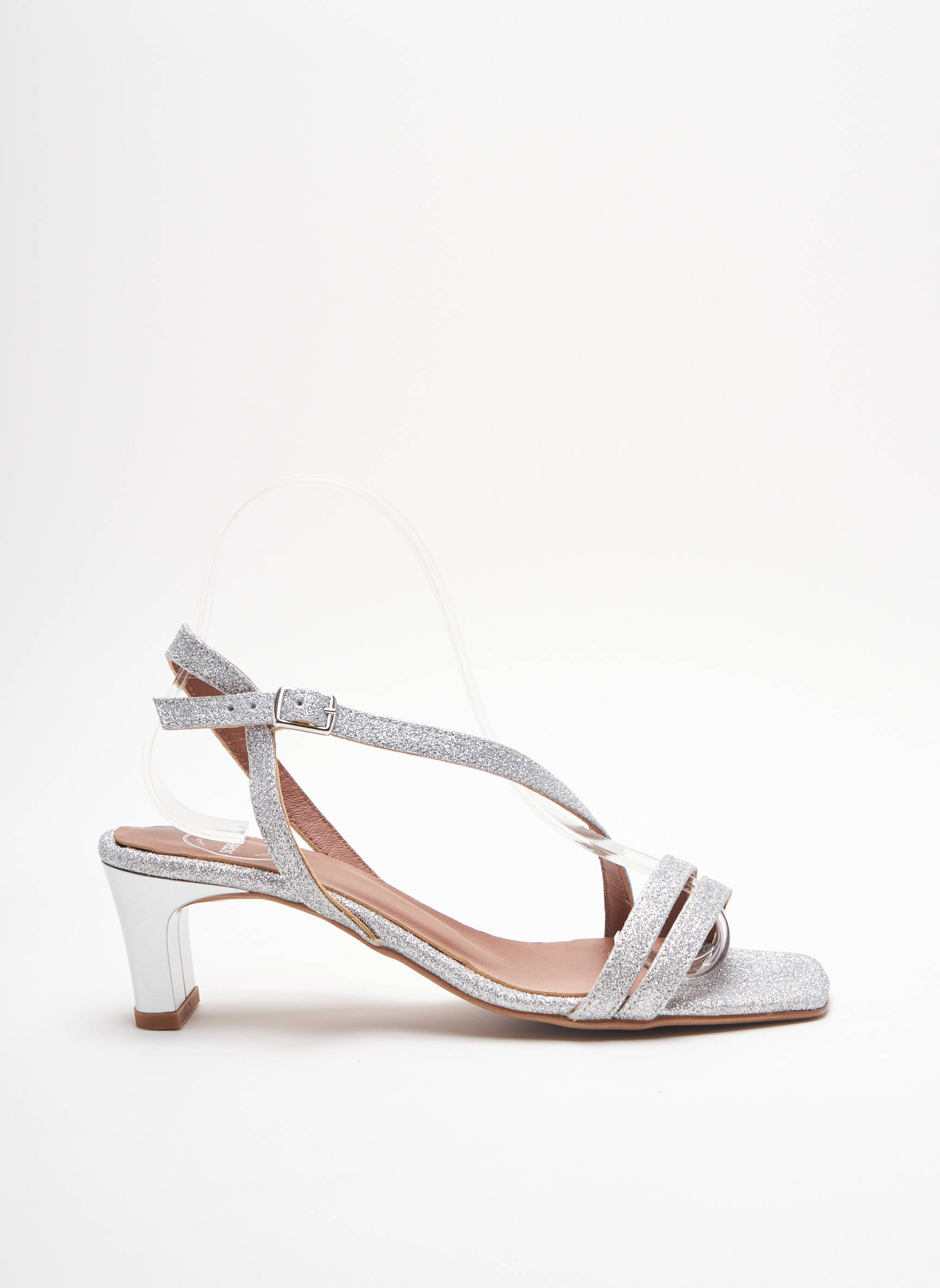 Sarenza Sandales Nu Pieds Femme couleur gris