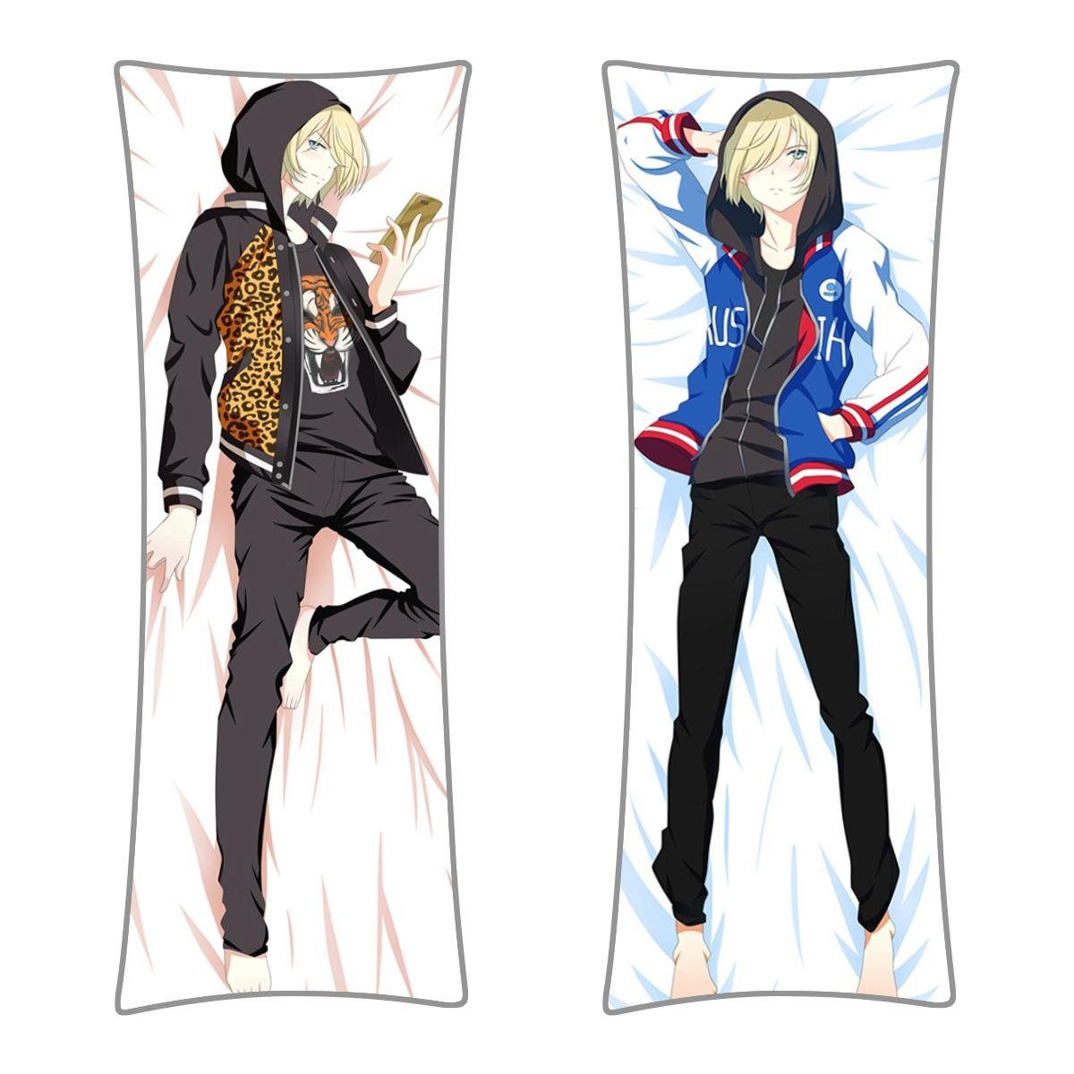 GalaxyCat Seitenschläferkissen Yuri Plisetsky Dakimakura Umarmungskissen für, Dakimakura Bezug mit Yuri Plisetsky