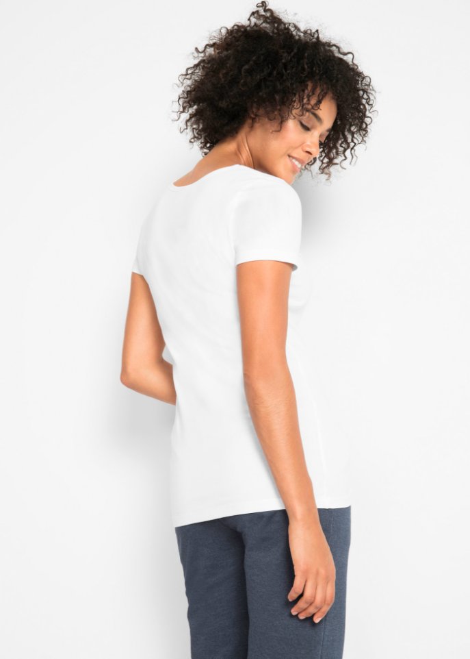 Sport-Longshirt mit Baumwolle (2er Pack)