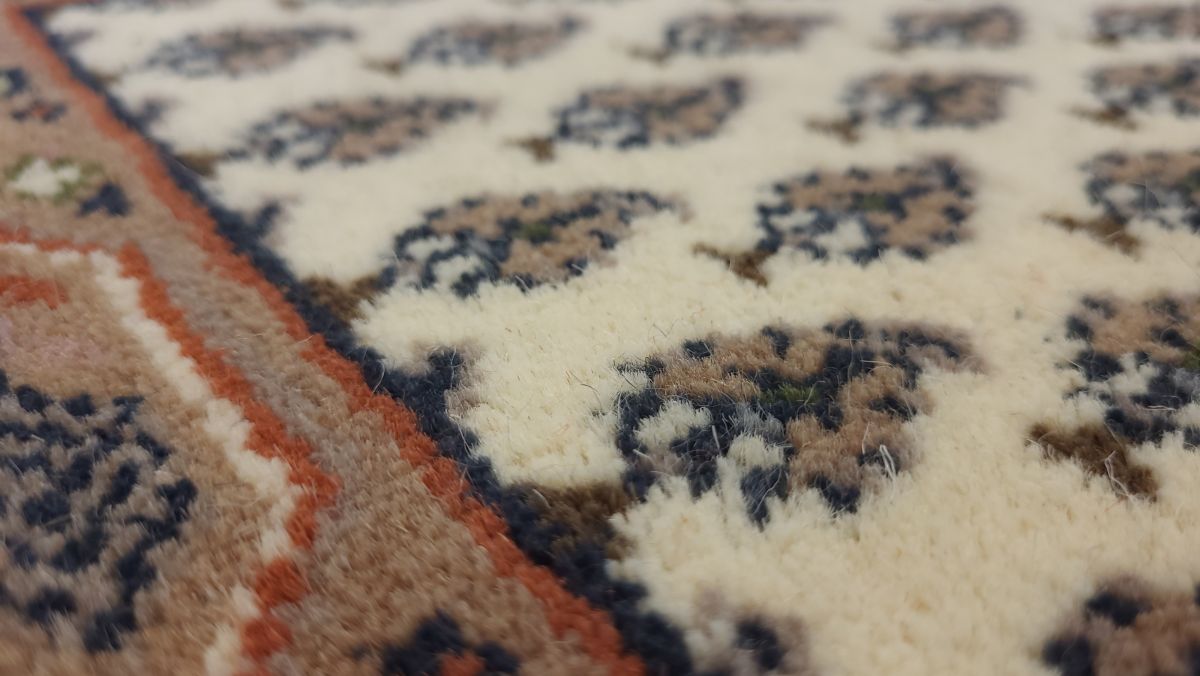 Teppich aus Indien Bikaner Mir 20 beige 40 x 60 cm