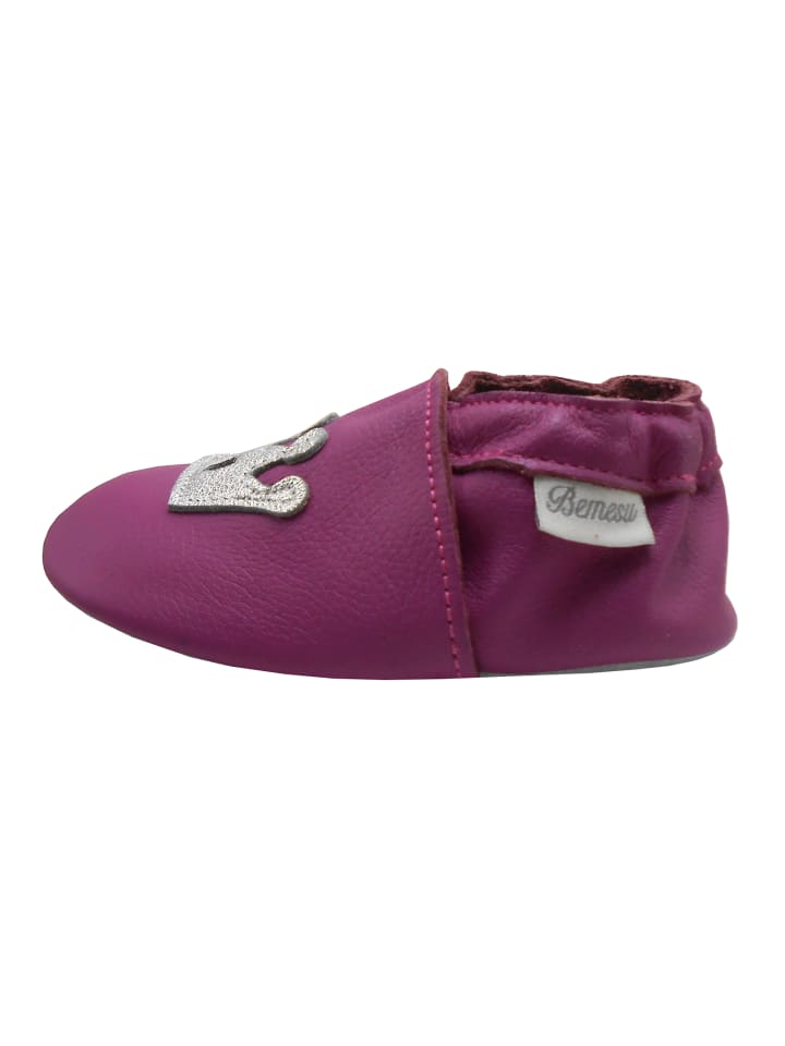 Yalion Leder-Krabbelschuhe 