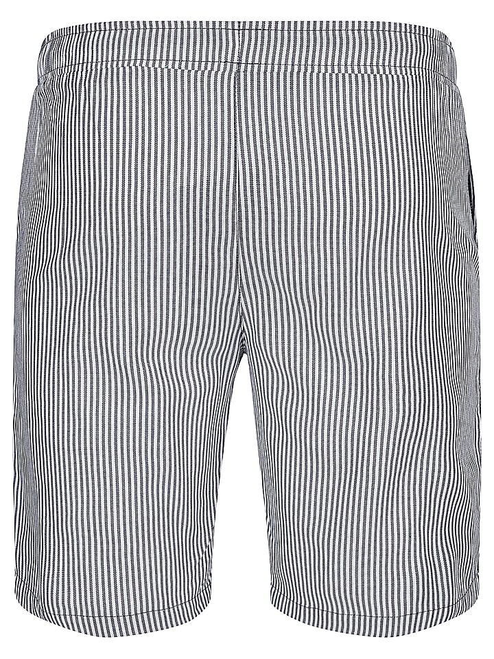 Skiny Pyjama-Shorts in Dunkelblau/ Weiß günstig kaufen XXL