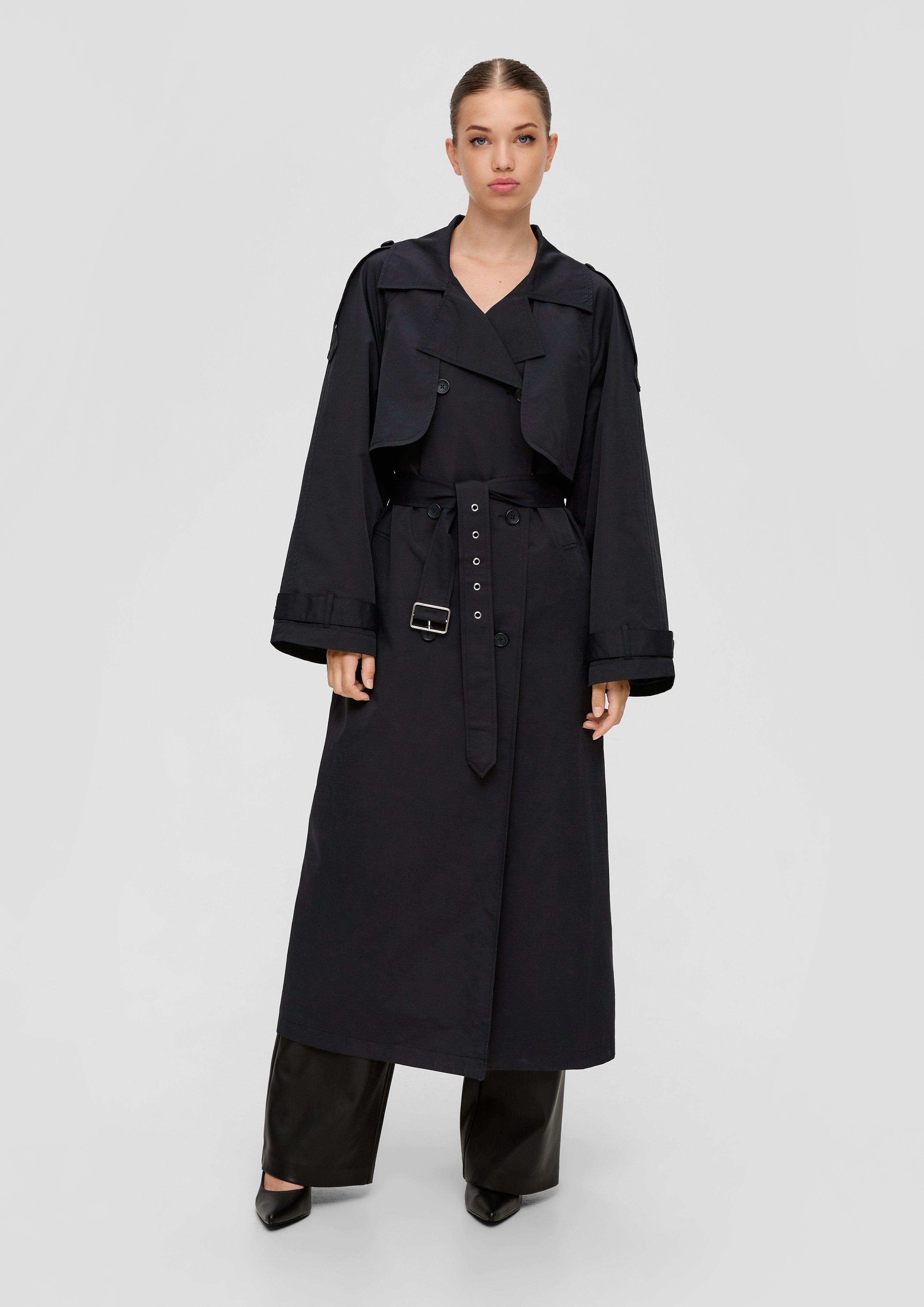 Trenchcoat mit Stoffgürtel | QS x ELIF  2135071-9999