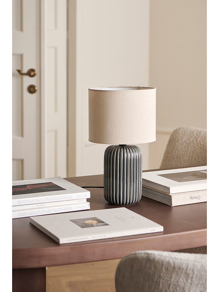 Ellos Home Tischleuchte ''Mizu'' in Grau/ Beige - (H)36 x Ø 20 cm günstig kaufen onesize
