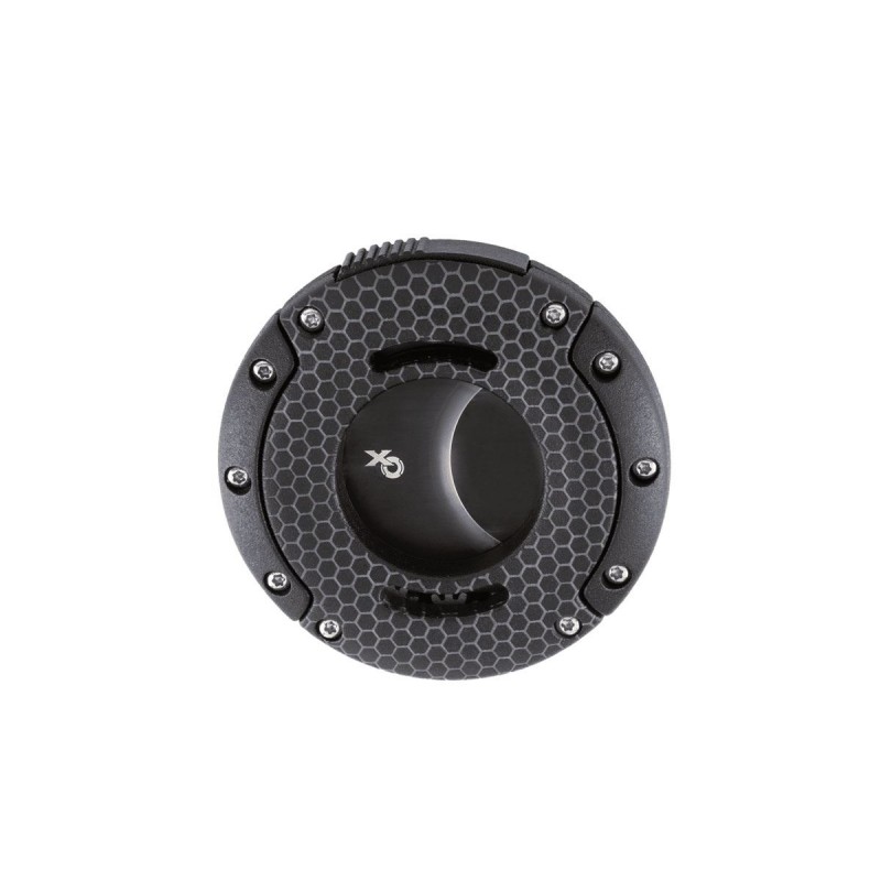 Xikar XO black honeycomb Zigarrenschneider, schwarze Klingen