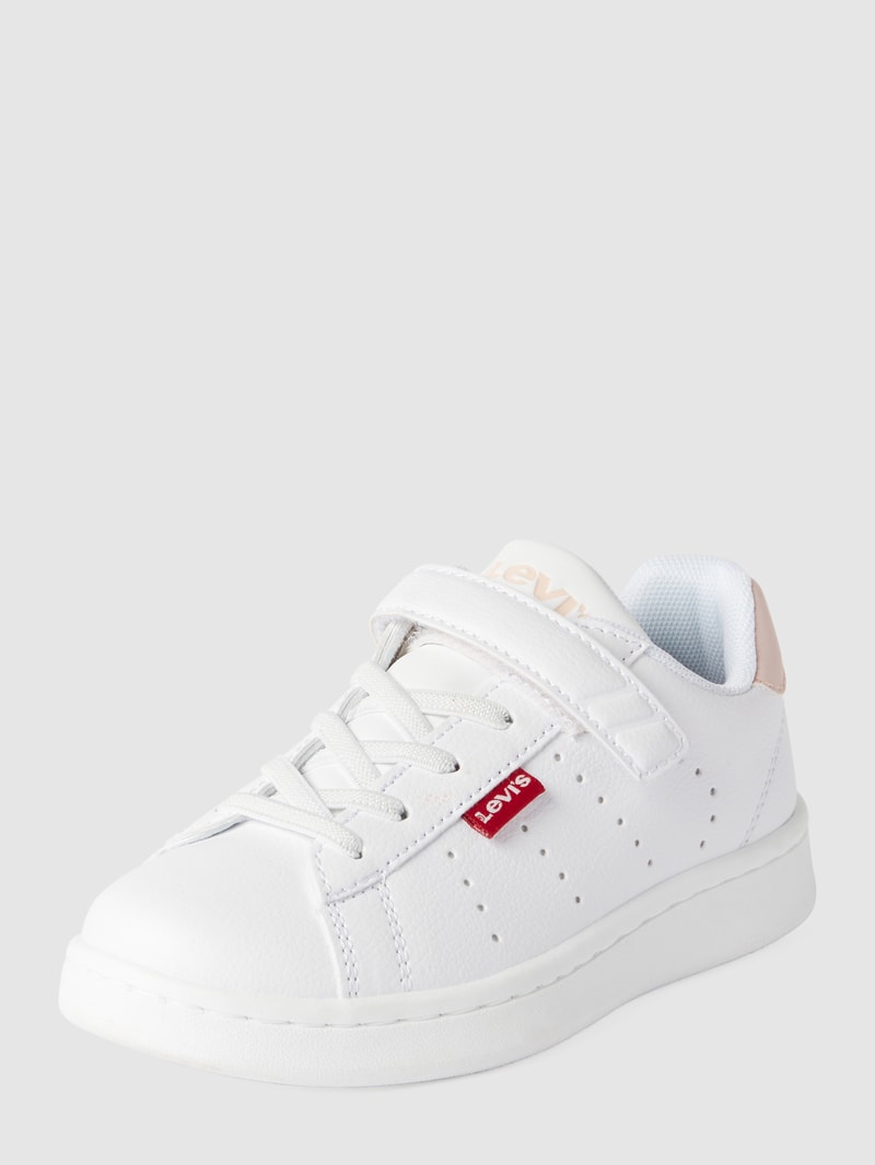 Sneaker mit Label-Details Modell 'AVENUE' in weiß