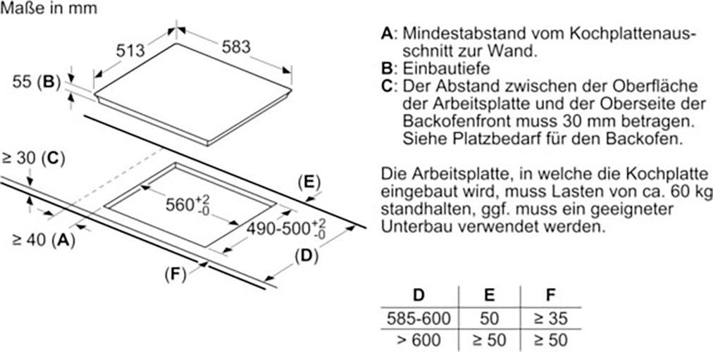 NEFF Flex-Induktions-Herd-Set N 30 EDX4IB, mit Teleskopauszug nachrüstbar, EasyClean