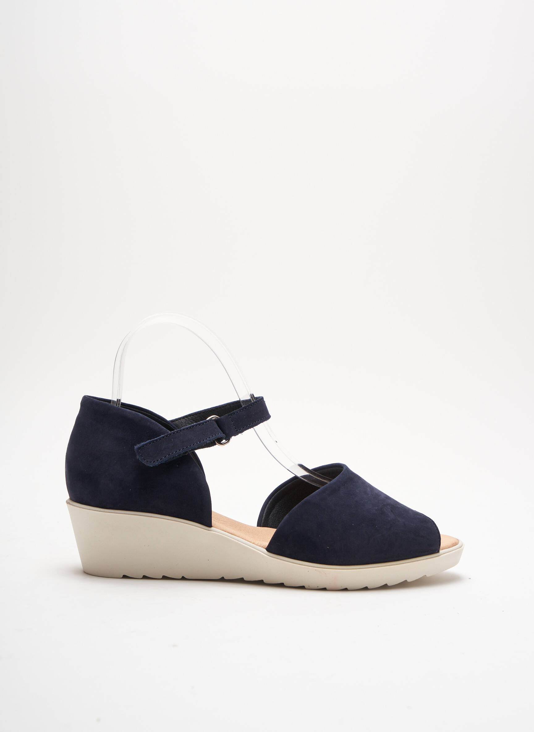 Hirica Sandales Nu Pieds Femme couleur bleu