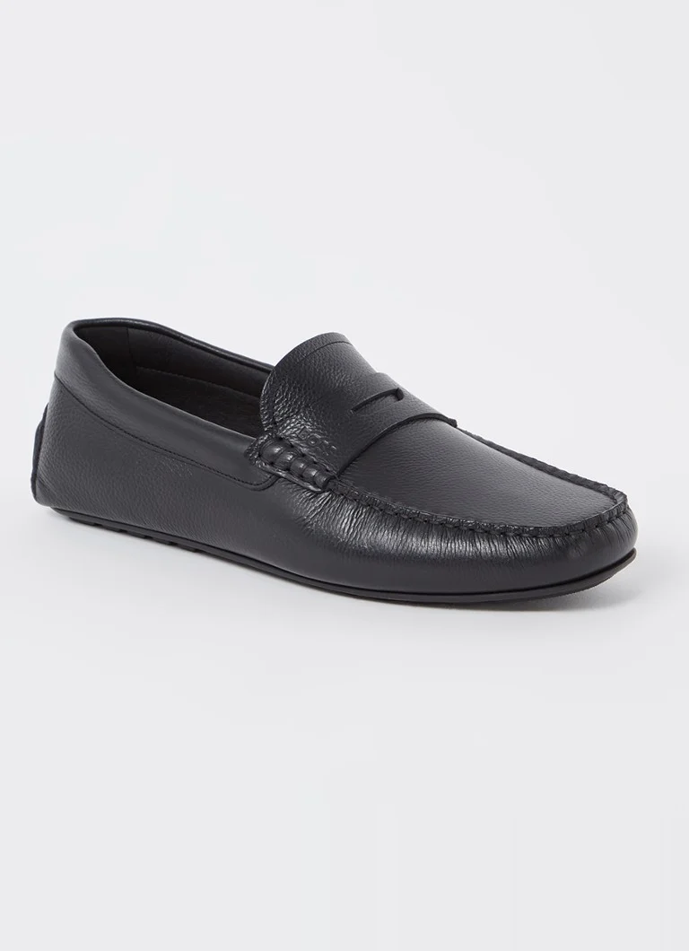 Mokasyny skórzane Noel marki HUGO BOSS